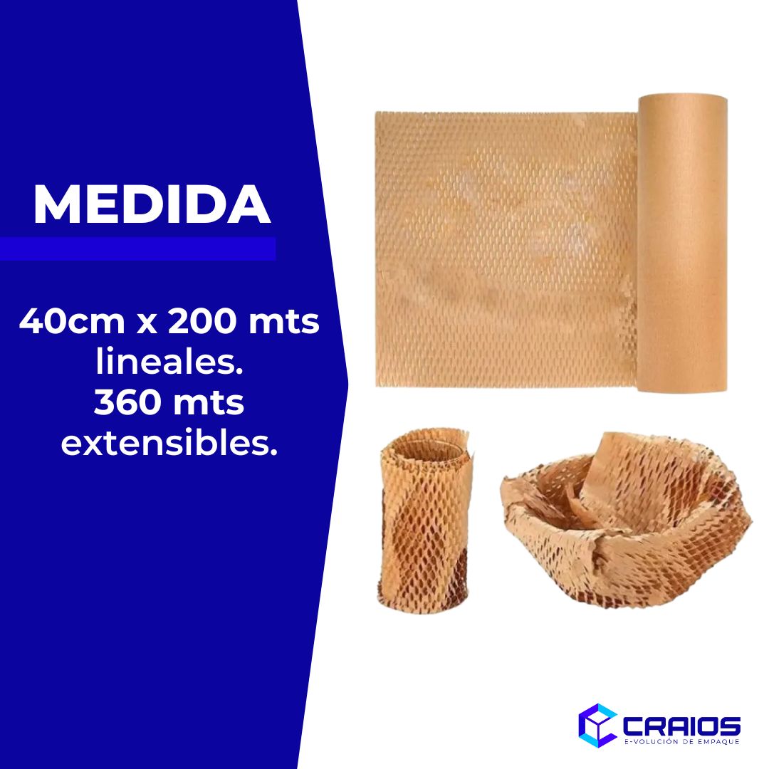 Papel Panal (1 rollo + dispenser) - Imagen 2